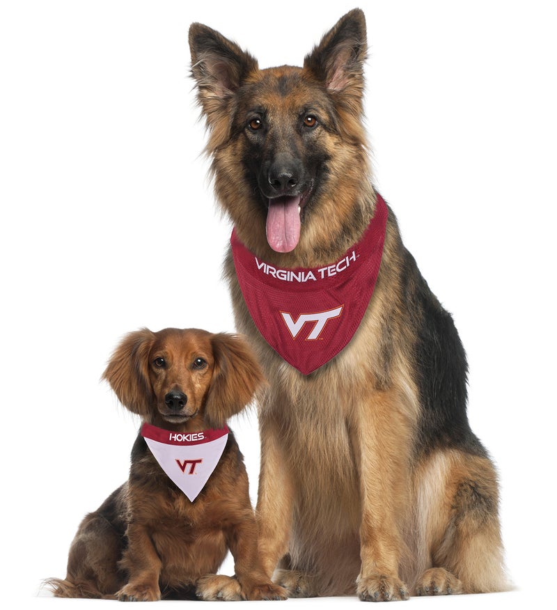 Pets First Collegiate Pet Accessories, Reversible Bandana, Virginia Tech Hokies, Small/Medium - Image 4